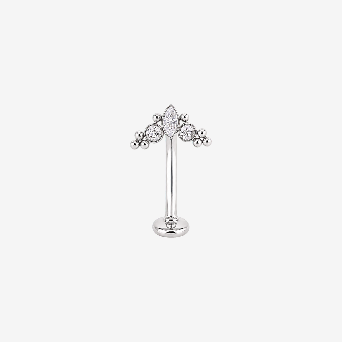 Labret courbé titane Push - 1.6mm - WINONA