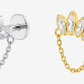 Labret titane - 1.2 mm - MILA