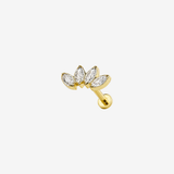 Labret titane - 1.2 mm - FLORE
