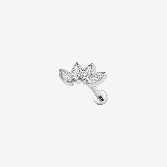 Labret titane - 1.2 mm - FLORE