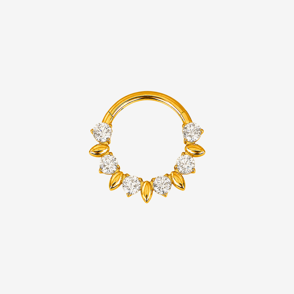 Anneau titane Clicker - Charnière 1.2mm - CHRISTA