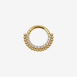 Anneau titane Clicker - Charnière 1.2mm - PERLE