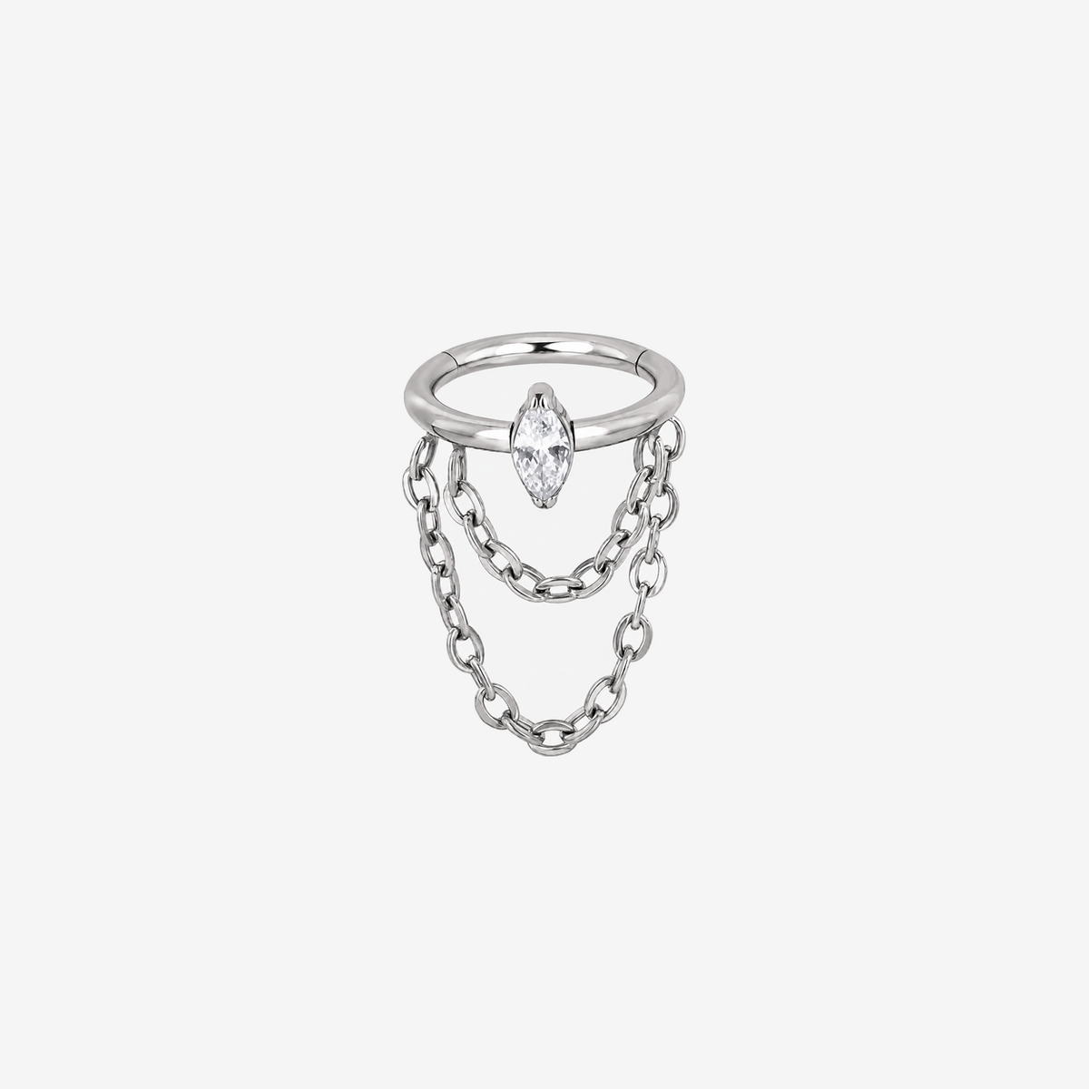 Anneau titane Clicker - Charnière 1.2mm - ARWEN
