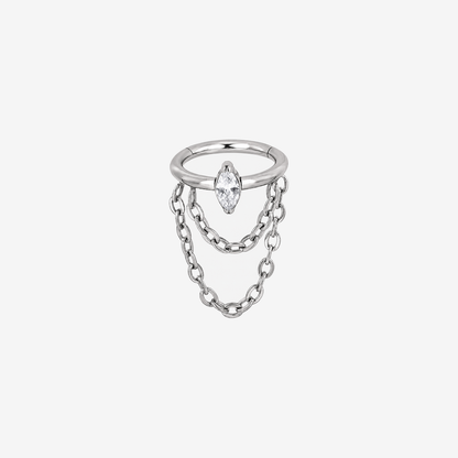 Anneau titane Clicker - Charnière 1.2mm - ARWEN