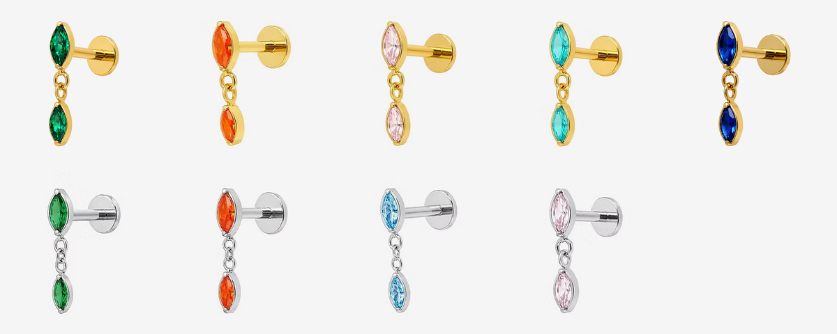 Labret titane - 1.2 mm - GAIA