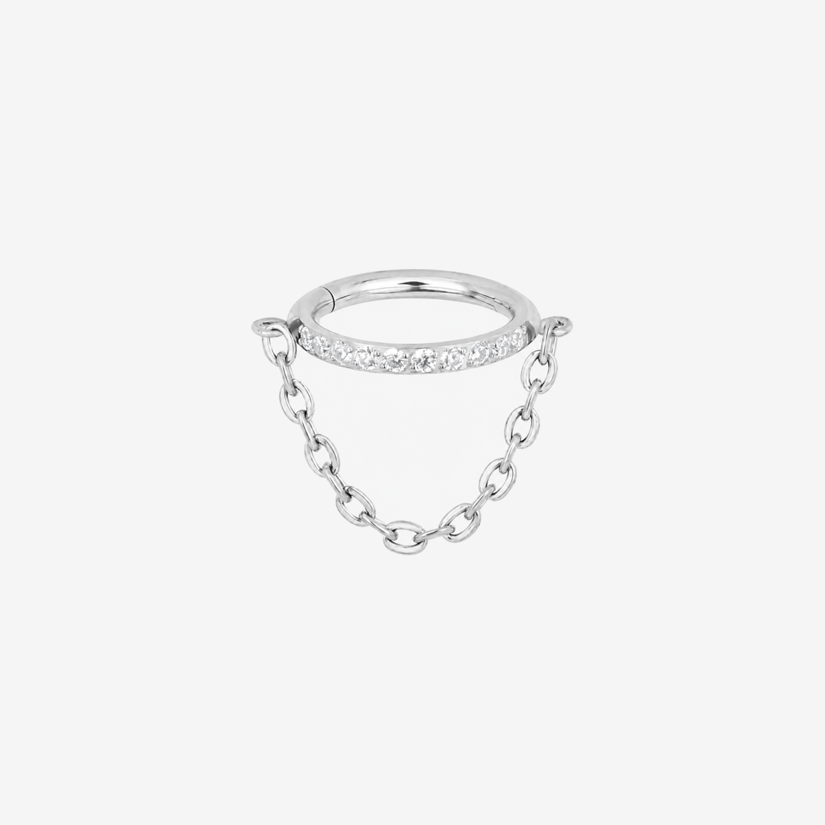 Anneau titane Clicker - Charnière 1.2mm - ELLA