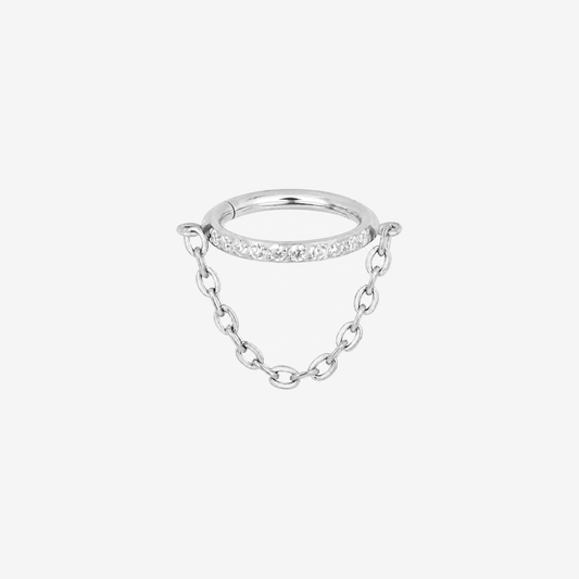 Anneau titane Clicker - Charnière 1.2mm - ELLA