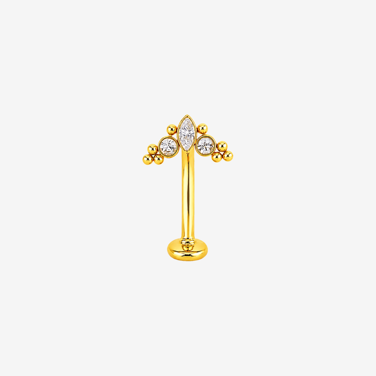 Labret courbé titane Push - 1.6mm - WINONA