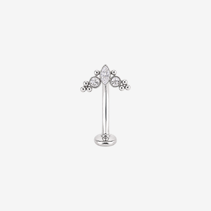 Labret courbé titane Push - 1.6mm - WINONA