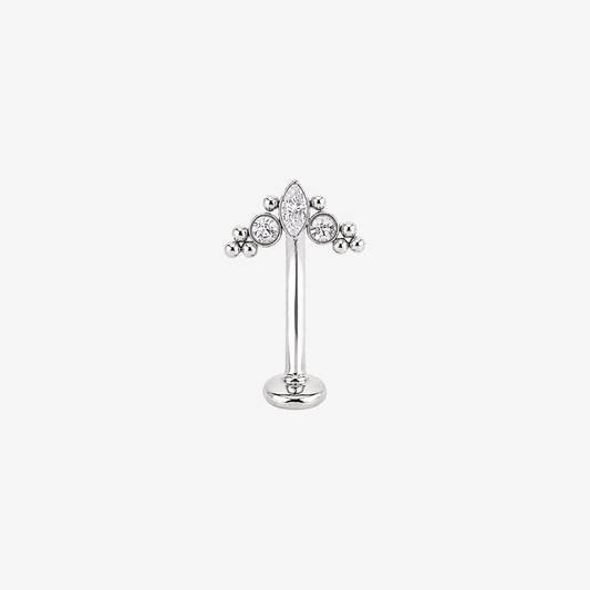 Labret courbé titane Push - 1.6mm - WINONA