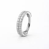 Anneau titane Clicker - Charnière 1.2mm - BIANCA