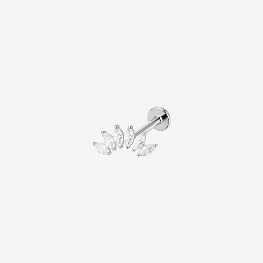 Labret titane - 1.2 mm - KRYSTAL