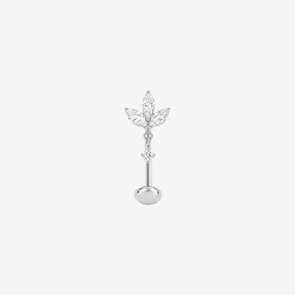Labret courbé titane Push - 1.6mm - SUZANE