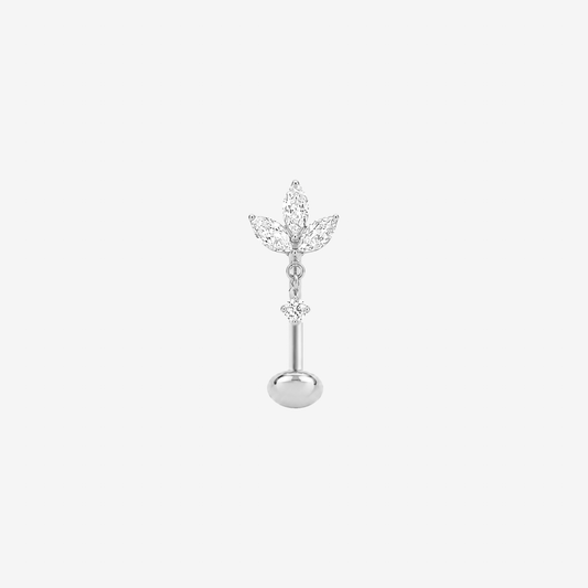 Labret courbé titane Push - 1.6mm - SUZANE