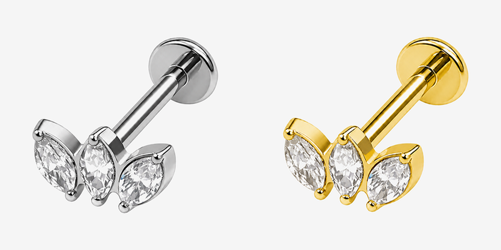 Labret titane - 1.2 mm - KATY