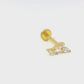 Labret titane - 1.2 mm - TIA